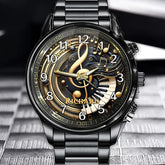 Personalized Melody of Time Watch – Custom Name Edition for Artistic Souls